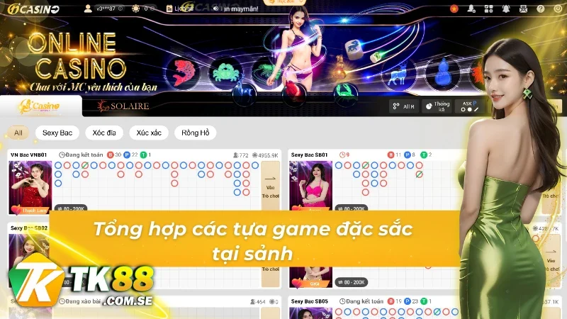 Khám phá kho tàng trò chơi tại Casino on Casino