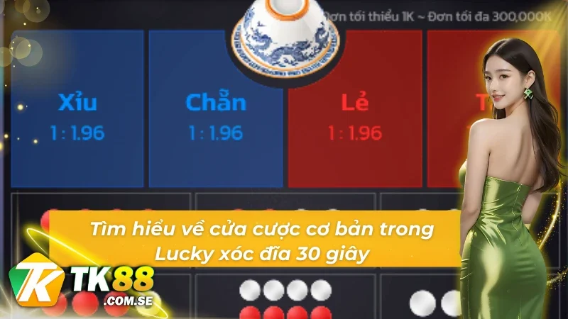 Tìm hiểu về cửa cược trong Lucky xóc đĩa 30s