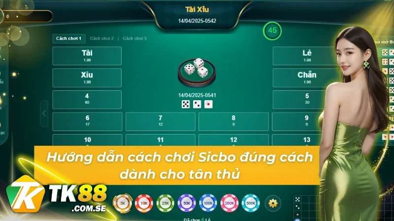 Luật chơi, thời gian cược và cách vào tiền Sicbo 60s