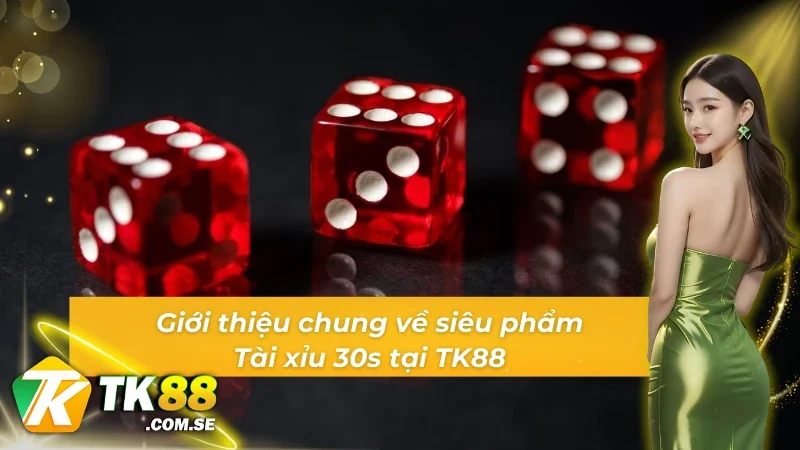 Giới thiệu chung về siêu phẩm Tài xỉu 30s TK88